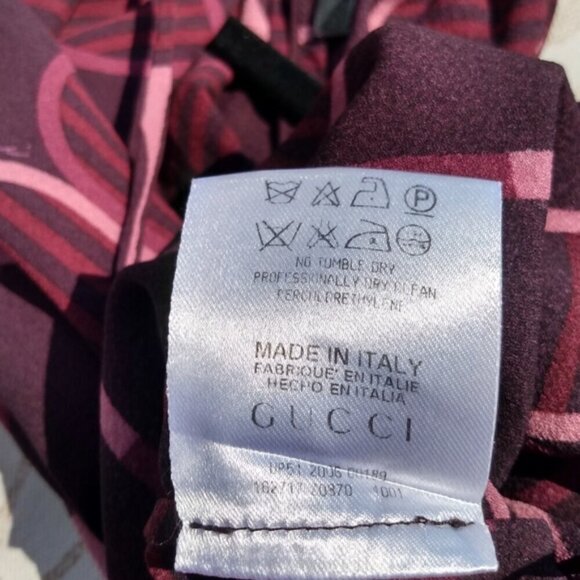 Gucci Equestrian Horse Bit Print Silk Blouse - Picture 13 of 16